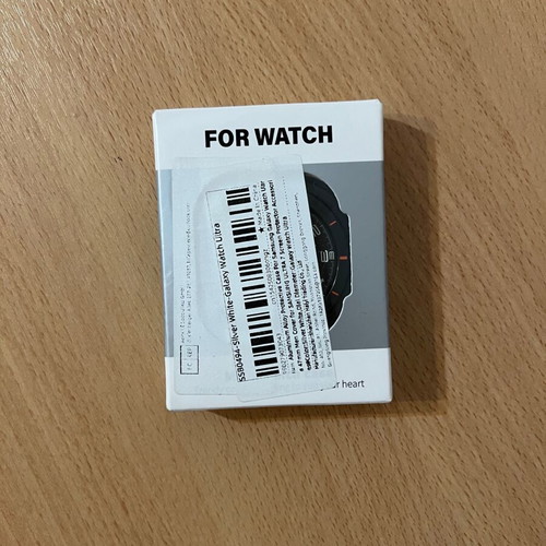Samsung Galaxy Watch Ultra 47mm Protective Case Cover new, black with orange accents