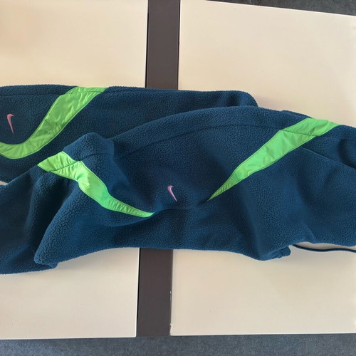 Nike fleece jogger like new, blue and green