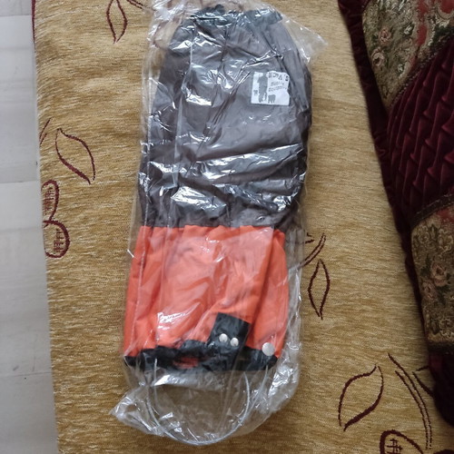 Gaiters new with side opening and high visibility orange inserts