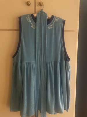 Karavan terry dress like new, blue, one size