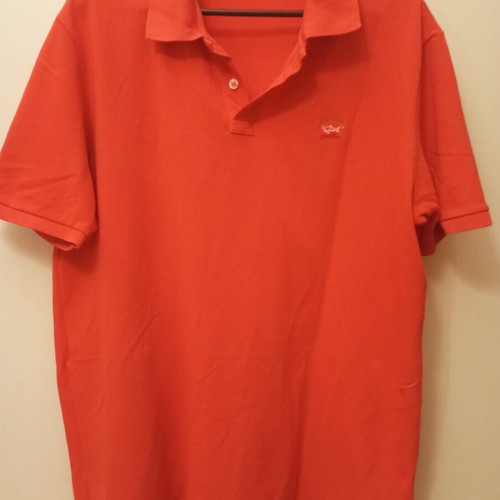 Paul & Shark polo shirt, XXL, orange-red