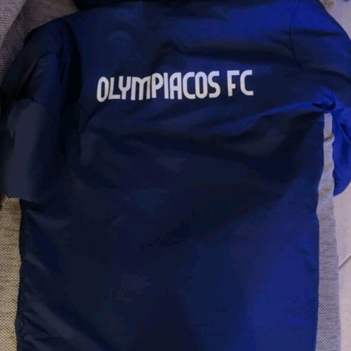 Olympiacos jacket with collectible emblem new, size Medium