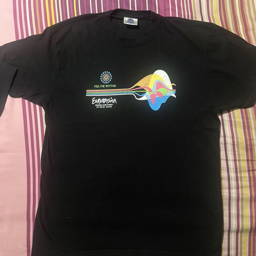 Eurovision Athens 2006 T-shirt like new with Feel The Rhythm design