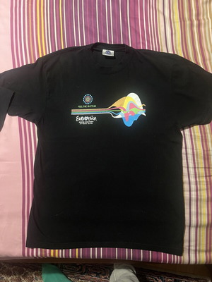 T-shirt Eurovision Athens 2006 σαν καινούργιο με σχέδιο Feel The Rhythm