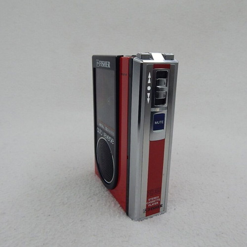 Fisher Stereo Cassette Player PH 35 with Sony headphones