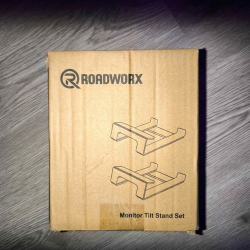 Roadworx Monitor Tilt Stand Set new, table stand for monitors and speakers