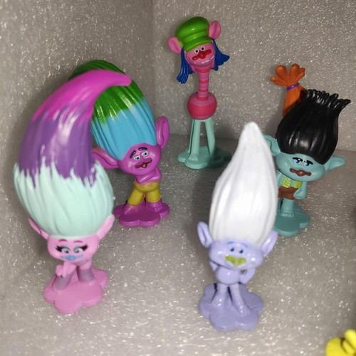 Trolls DreamWorks collectible figures set of 12 like new