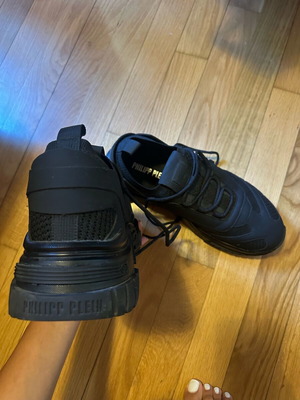 Philipp Plein Trainer Sneakers Predator черни като нови, номер 45