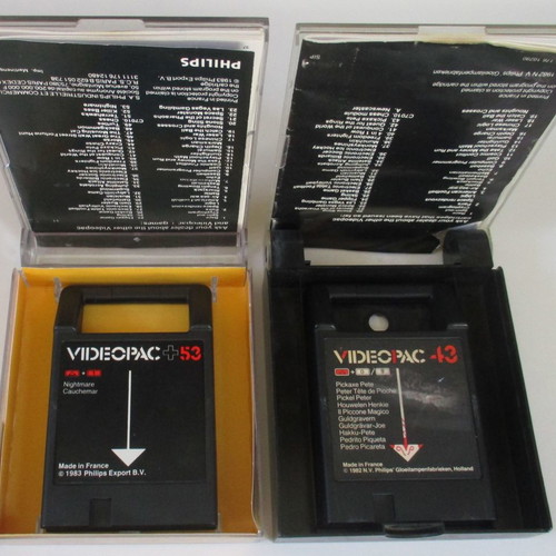 Philips Videopac G7000 retro games used, pack of 9