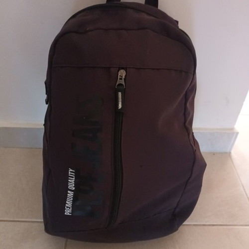 Pepe Jeans backpack used, black, soft for back