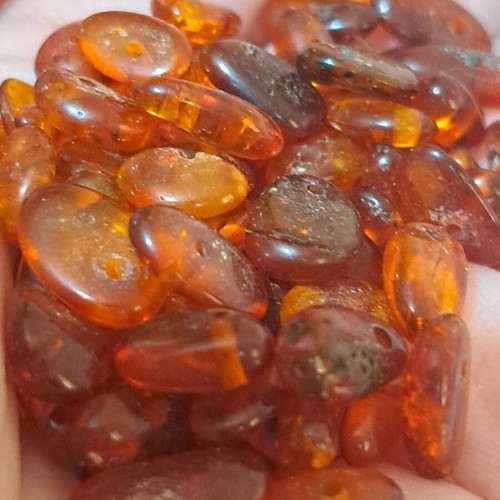 Baltic amber 20g, brown shades, jewelry making