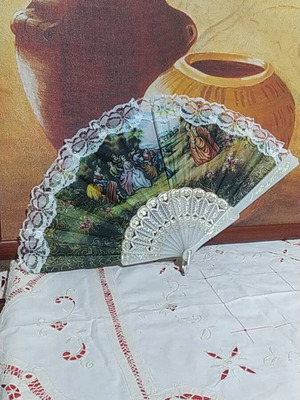 Vintage hand fan