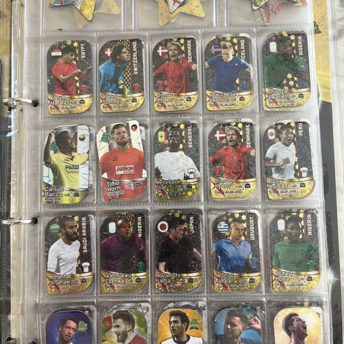 Football metal tags collection, pack of 230, used
