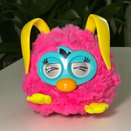 Furby Party Rockers Creature Pink with Ears like new