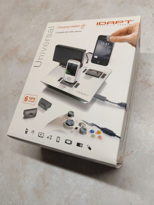 Idapt i4 Universal Charging Station Adapter with 6 Tips, new
