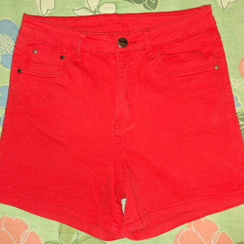 Summer shorts red size S like new