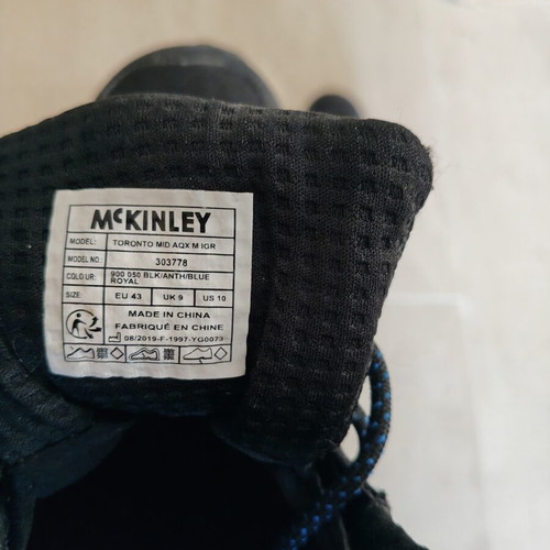 McKinley Toronto Mid AQX men's hiking boots EU 43
