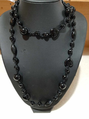 Necklace with black onyx new from personal collection