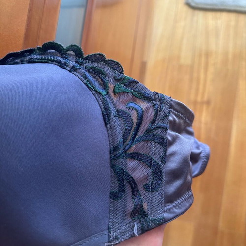Triumph 75F bra like new, blue with green details