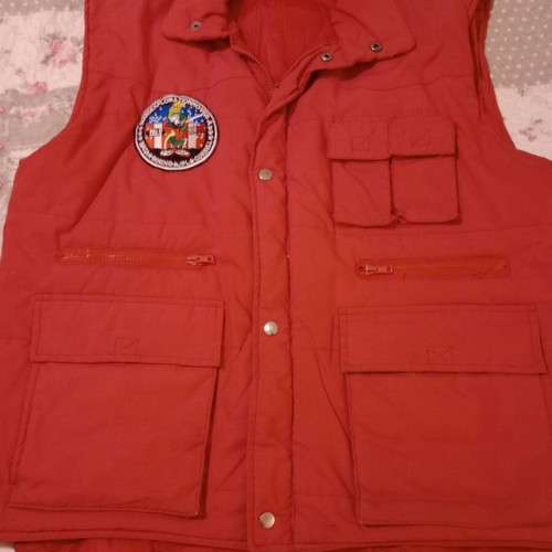 Marvin the Martian vest with inner lining XL used, red