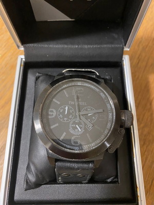 TW Steel Chronograph ρολόι μεταχειρισμένο, μαύρο ανδρικό