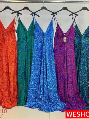 Ινδικό φόρεμα καινούργιο, one size, πολύχρωμο