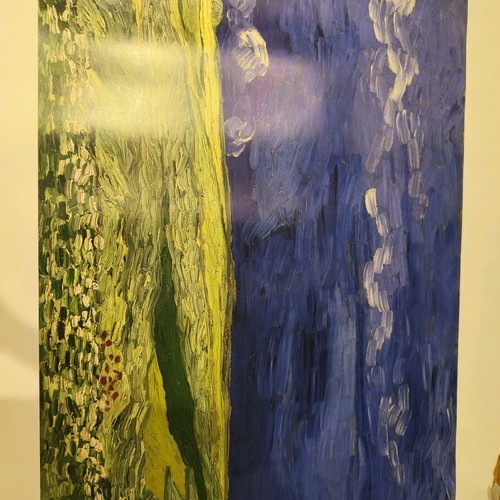 Van Gogh poster used, museum quality