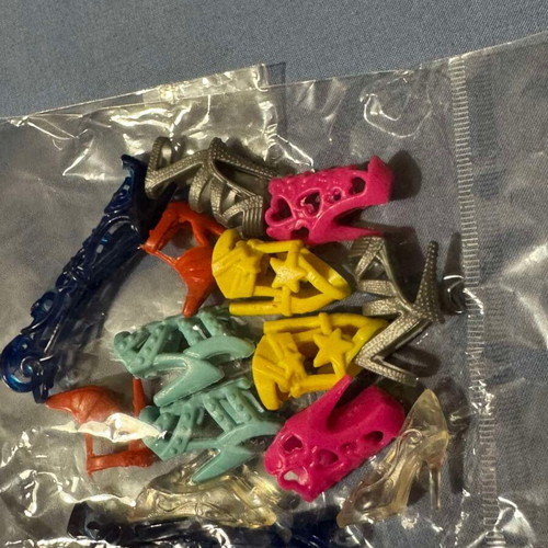 Doll shoes set of 7 pairs new