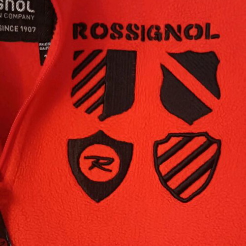 Rossignol fleece for kids like new, red, size 10