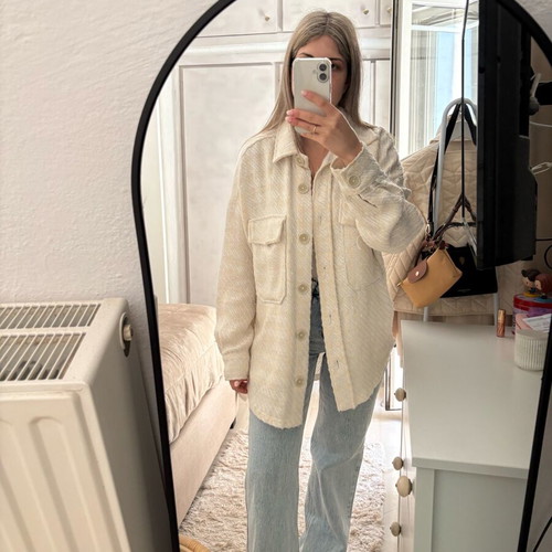 Stradivarius outerwear like new, beige, size S