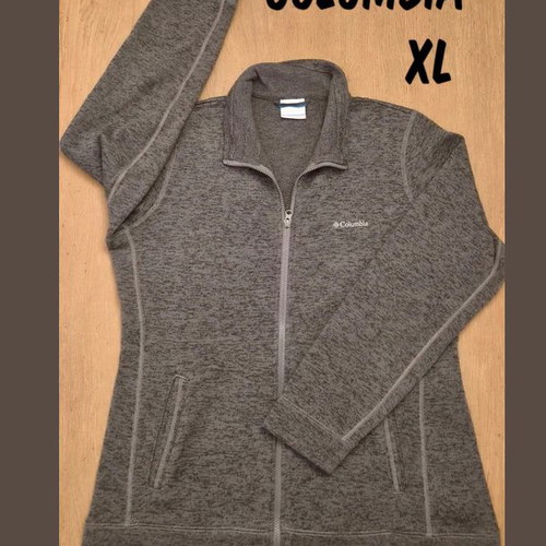 Columbia Sportswear men's fleece jacket, size XL, grey