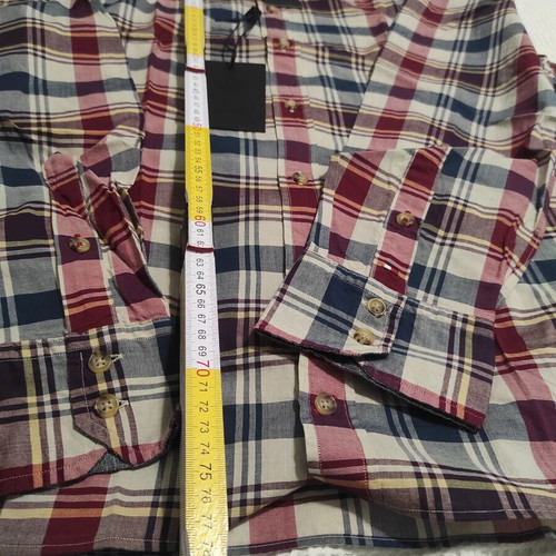 Tommy Hilfiger long-sleeve shirt XL new, blue-white-red