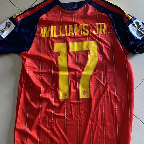 Spain jersey Nico Williams size medium, authentic