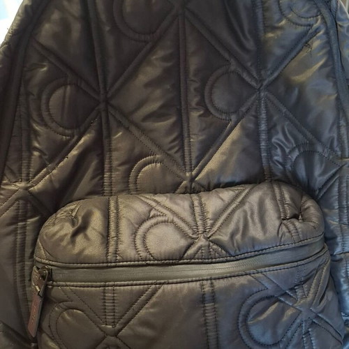 Calvin Klein Puffer Round Backpack like new, black