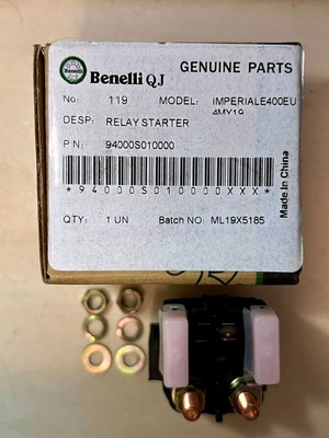 Benelli TRK 502 Leoncino 500 starter relay new, genuine 94000S010000