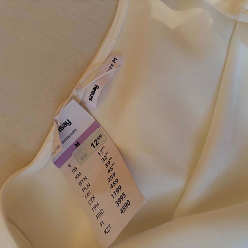 Sinsay Summer Dress M White New