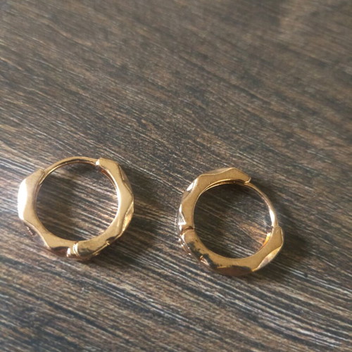 Earrings like new, shining