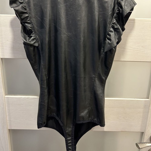 Lora Iris women's bodysuit size S, like new, leather effect