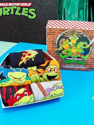 TMNT 5 pairs of socks new with tags set