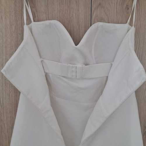 Bianco wedding dress like new, size XXL 44, white