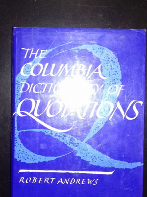The Columbia Dictionary of Quotations μεταχειρισμένο