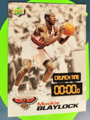 Κάρτα Upper Deck 1996-97 Mookie Blaylock Crunch Time Insert #CT11/40 καινούργια