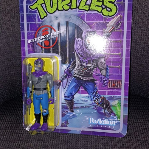 ReAction figure TMNT Busted foot soldier new