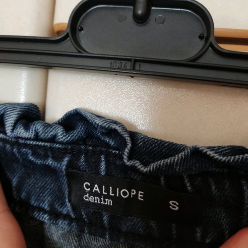 Caliope women's blue denim pants size S like new