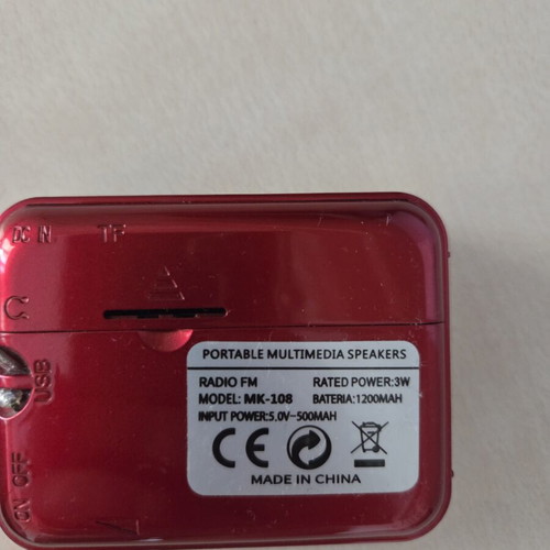 Portable Rechargeable Speaker and Radio like new