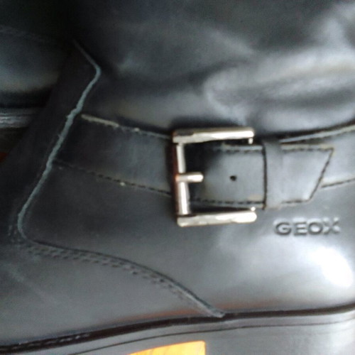 Geox leather boots size 36 like new, black