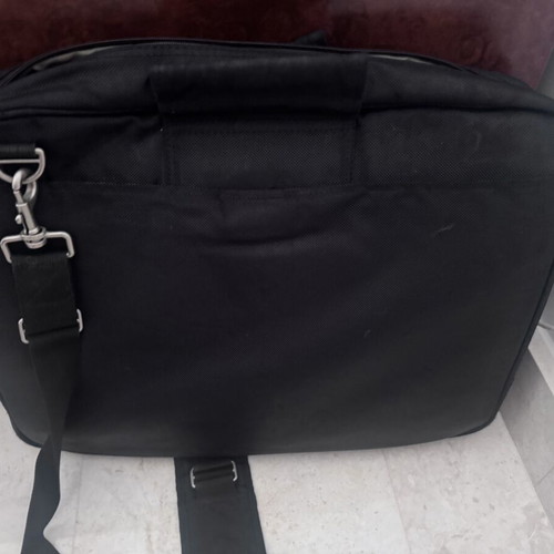 Sony Vaio laptop bag with multiple compartments, black