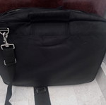Sony Vaio laptop bag with multiple compartments, black