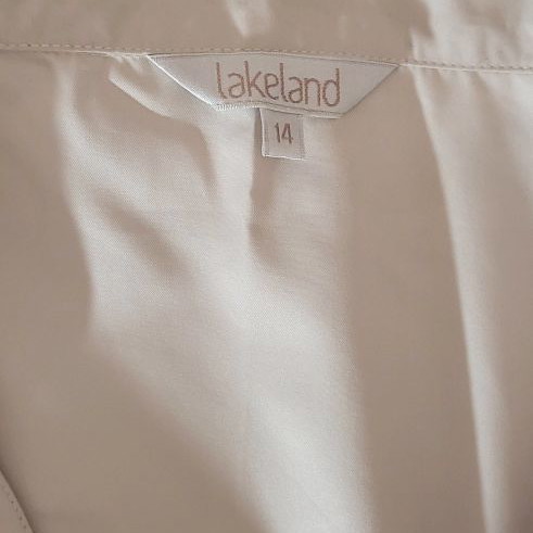 Cream shirt vest used, size L