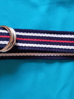 Children's belt new blue red white size 75